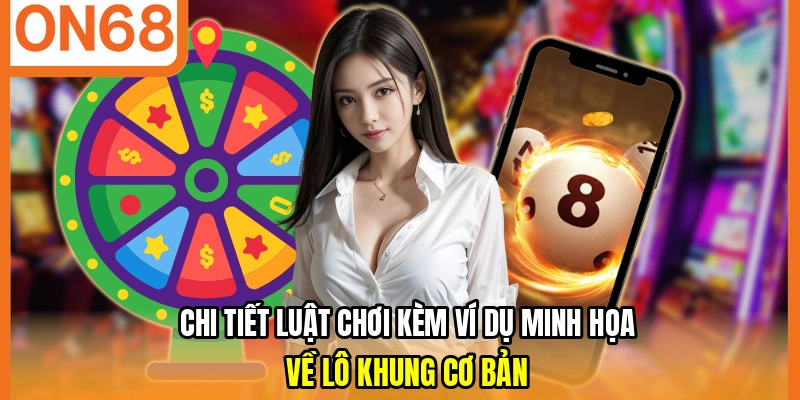 Chi tiết luật chơi kèm ví dụ minh họa về lô khung cơ bản
